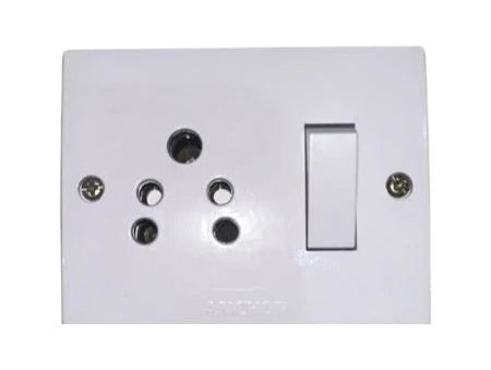 PVC Gang Box 6 amp Anchor